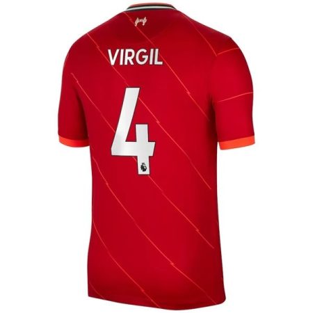 Camisola Liverpool Virgil van Dijk 4 Principal 2021 2022